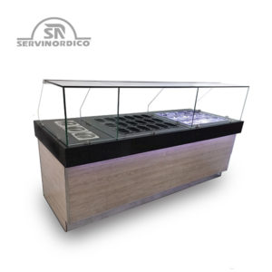 Vitrina expositora refrigerada de sobremesa EDVERS120